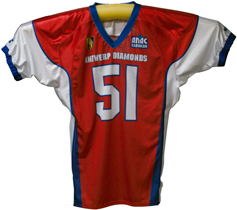 Sublimated Football Jersey Superstar Style